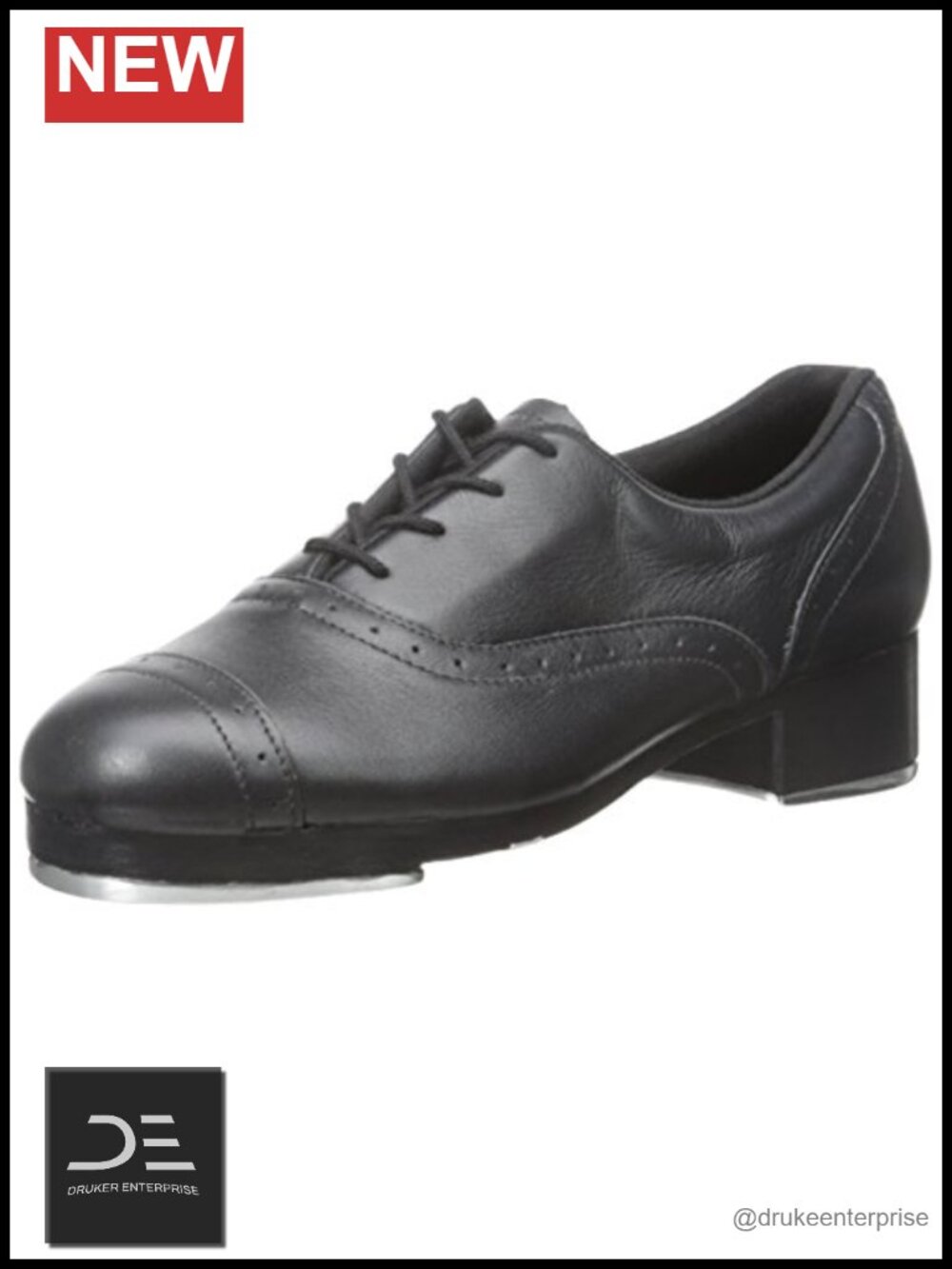 Leather Tap Dance Shoes for Women - Crisp Sound, Supportive Arch, Durable